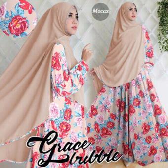 Suki Dress Hijab Grace Syari'I - Mocca  