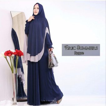 Suki Dress Hijab Rygye Syari'I - Navy  
