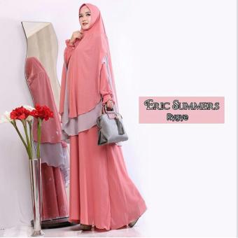 Suki Dress Hijab Rygye Syari'I - Pink Salem  