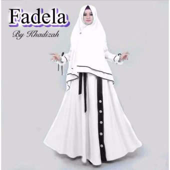 Suki Dress Maxi Fadela Syari'I - White  