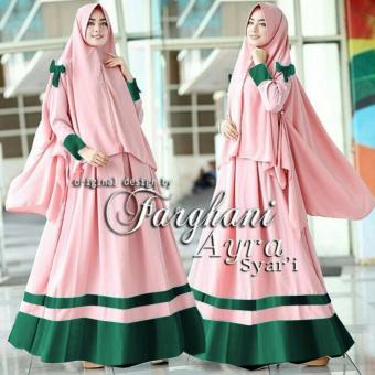 Suki Dress Maxi Hijab Aida - Pink  