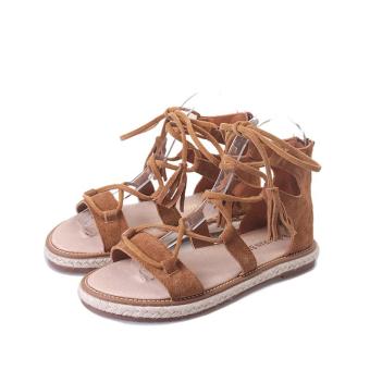 Summer 2017 Fashion Women's Sandals Casual Shoes (brown) - intl  