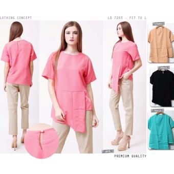 Summer Design Blouse 7203 - Pink  