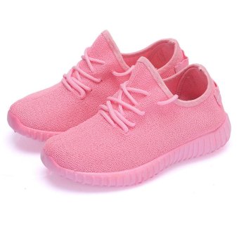 Summer New Old Beijing Women Shoes Colorful Fashion Sports Shoes Korean Tide Shoes (Pink) - intl  