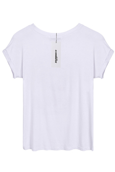 SuperCart Zeagoo Ladies Women Casual Leisure Batwing Short Sleeve O-neck Top T-shirt ( White )   
