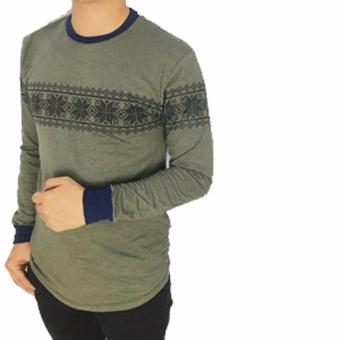 Sweater Distro Motif Mix 3 Warna Pria  