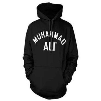 Sweater Hoodie Muhammad Ali - Hitam  