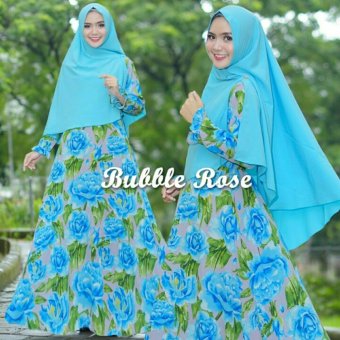 SYARI BUBBLE ROSE BIRU TOSCA  