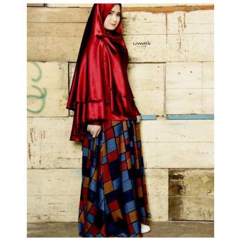 Syila Dress by Uwais Hijab [navy]  