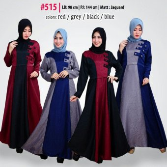 T-OS Gamis Wanita Muslimah 515 [RED]  
