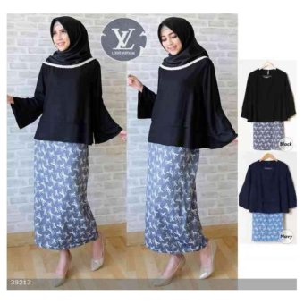 T-OS Set 2in1 Rok Blouse [BLUE]  