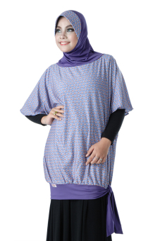 TAAJ KR 25 Jilbab Model Baju Atasan - Ungu  