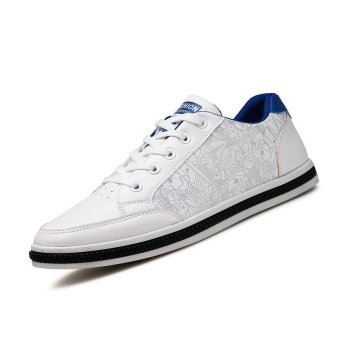 Tauntte Four Season Anti-Slip Men Sneakers Korean Breathable Casual Shoes For Male (Blue) - intl  