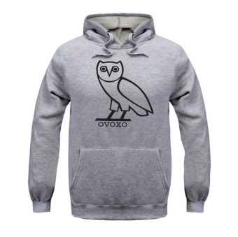 TB Men's leisure owl Hoodie Grey - intl  