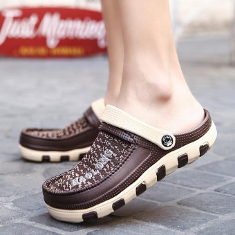 TF Men's Summer Casual Cool Slippers, The New Fashion Beach Slippers, Outdoor Sports Shoes (Brown) - intl  