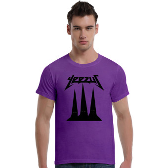The Artist Formerly Knownas Prince Yeezus Purple Rain Cotton Soft Men Short T-Shirt (Purple) - Intl  