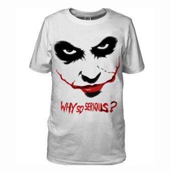The Dark Knight Rise Joker Shirt T-shirt Tops Cosplay (White) - Intl  