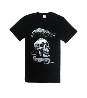 The Expendables Stallone Men's T-shirt Shirt Skull Eagle Ghost (Black)  