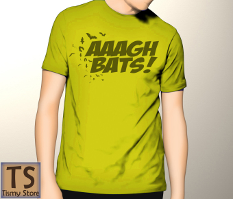 Tismy Store Kaos Bats - Kuning  