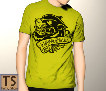 Tismy Store Kaos Blackdog - Kuning  