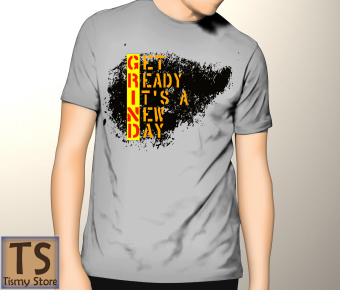 Tismy Store Kaos Grind - Abu Abu  