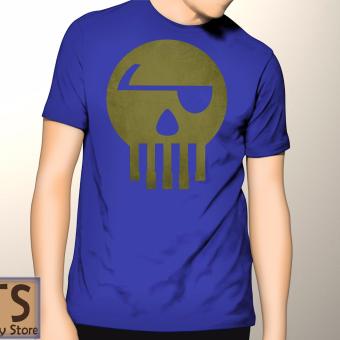 Tismy Store Kaos Skull Nada PC2 - Biru  