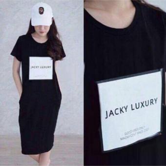 tokolobo dress maxi jack luxury black  