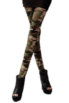 Toprank Casual Hot Women's Sexy Camouflage Printed Leggings Pants  