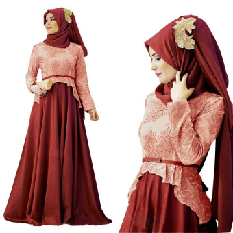 Trend Baju - Maxi Jersey Kaos Florencia Uk L - Jingga  