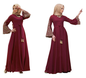 Trend Baju - Maxi Jersey Super Uk L - Maroon  