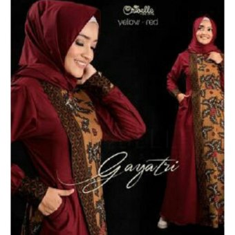 trendshopee Maxi Gayatri Batik [maron]  