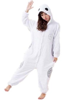 Twinklenorth AAC-34 White Adult Animal Costume Jumpsuit  