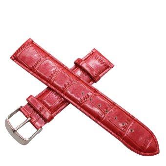 Twinklenorth Calfskin Calf Men Red Leather Band Strap WW-010  