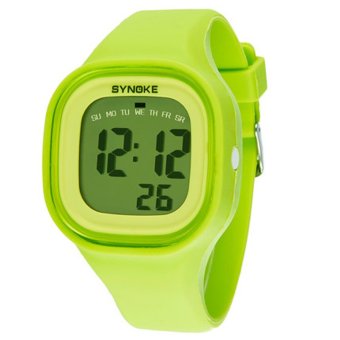 Twinklenorth Men's Green Silicone Strap Watch 66896-3  