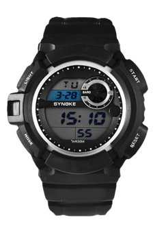 Ufengke Men's Black Plastic Strap Watch UF-WSN042B  
