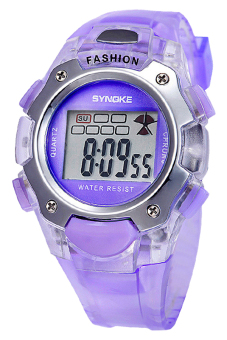 Ufengke Men's Purple Plastic Strap Watch Uf-Wsn026E  