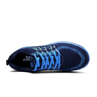 UNC Fashion Air Cushion Fly Line Mesh Running Shoes Lover Shoes For Men -Blue - Intl  