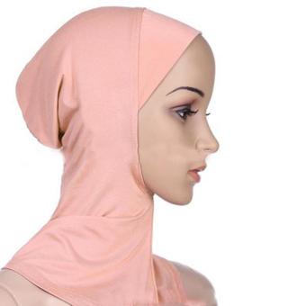 Under Scarf Hat Muslim woman Hijab Islamic Head Wear Neck Cover khaki - intl  