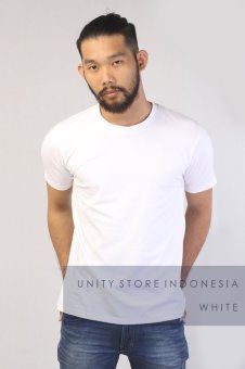Unity Indonesia - Stretch Fit T-Shirt O Neck - Putih  