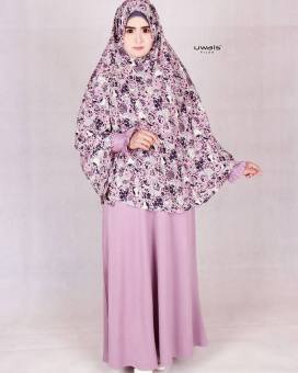 Uwais gamis rumaisha [lavender]  