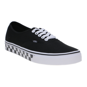 Vans Checker Tape Authentic Sneakers - Black/White  