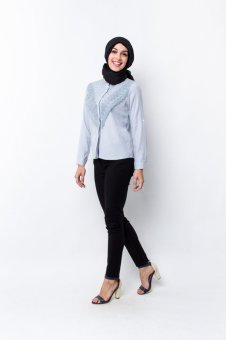 Verina Fashion - Nabijah Top - Blue  