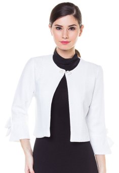 Verina Fashion - Zubir Cardigan - Putih  