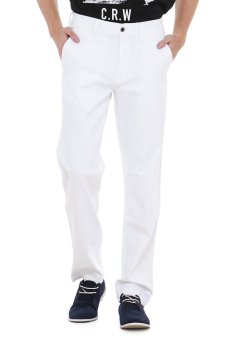 Versens Exclusive Pants - VS505-AJ.01 RC Twill Stretch Pants Cross Pocket - Putih  