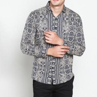 VM Kemeja Batik modern Slimfit Panjang - Long Sleeve Shirt  