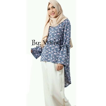 Vrichel Collection Blouse Nia (Navy)  