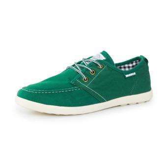 Warrior Men Fashion Canvas Shoes Flat Shoes Student Causal Shoes (Green) - intl  
