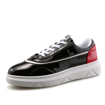 WETIKE Men's Microfiber Sneakers Coat Of Paint Shoes(Black) - Intl  