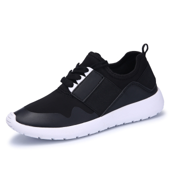 WETIKE Women's Fashion Shoes Microfiber Plain Shoes(Black)  