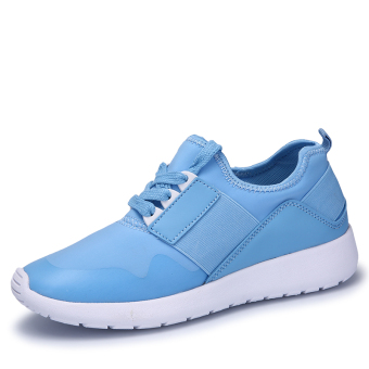 WETIKE Women's Fashion Shoes Microfiber Plain Shoes(Blue)  